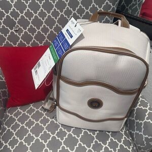 Stylish Cream and Tan Backpack